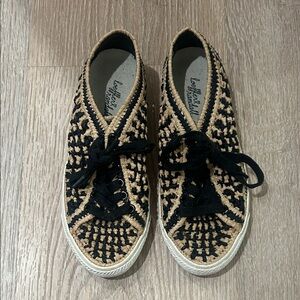 Loeffler Randall raffia sneakers
